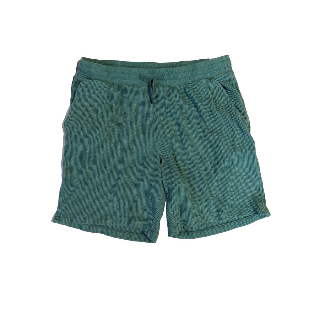 LL Bean Mens Waffle Knit Shorts Size L